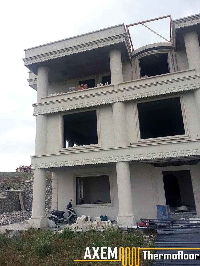 Necati Gebeş Evi - Sulu Yerden Isıtma Sistemi - Batman